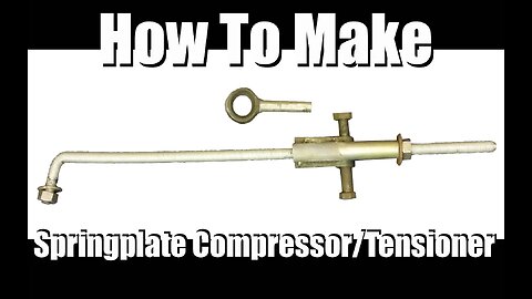 DIY Springplate Compressor Tensioner Tool (Version 1) Lowering Suspension Aircooled VW Bug Beetle