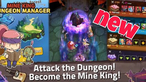 Dungeon Manager : Mine King - GamePlay - New Game for Android