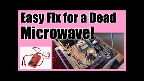 Microwave Repair ● Not Working or Won’t Turn on? Bad Fuse? No Power? Here’s the Fix