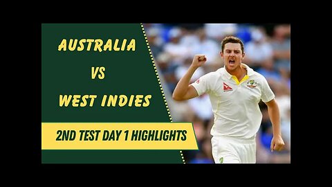 Australia vs West Indies | Test Series 2024 | Highlights