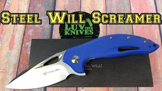 Steel Will F73-14 Screamer G10 Linerlockknife / includes disassembly Luv that design !