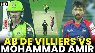 AB de Villiers vs Mohammad Amir | Class vs Class | Lahore vs Karachi | HBL PSL