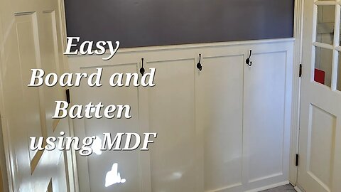 Easy Board and Batten using MDF