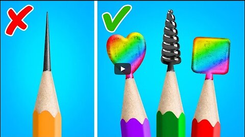 Incredible Art Tricks and School Hacks That Will Make Your Day Brighter