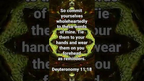 God Said Do This! * Deuteronomy 11:18 * Bible Memory Verses