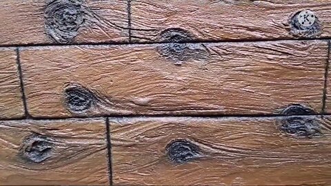 HOW TO MAKE A WOOD EFFECT WITH MORTAR, USING A BROOM part2