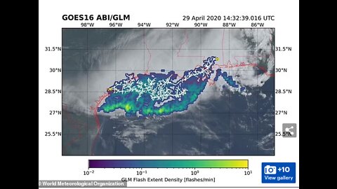 NEW RECORD - 477 MILE LIGHTNING BOLT IS THE WORLD'S LONGEST MEGA FLASH