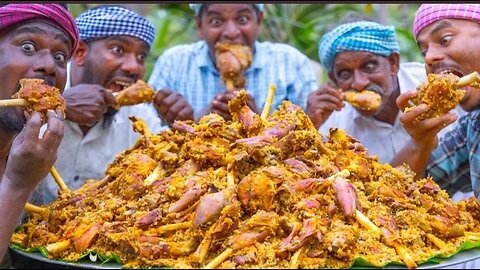 NALLI BIRYANI | Mutton Biryani Recipe Cooking in Village | Mutton Bone Marrow | Lamb Shanks Recipe