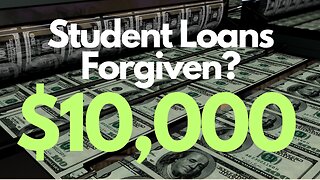 Why Student Loans Won't Be Forgiven