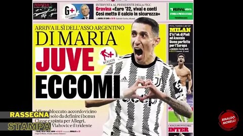 Asensio per il Milan, Di Maria alla Juventus. Rassegna Stampa Sportiva ep.89 | 27.6.2022