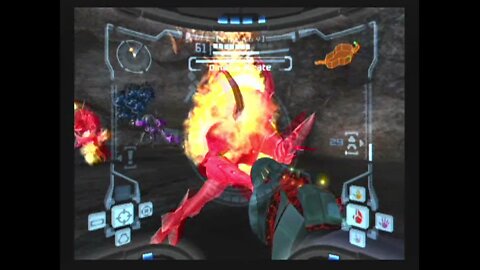 Metroid Prime (GCN, Omega Pirate) Gameplay Sample