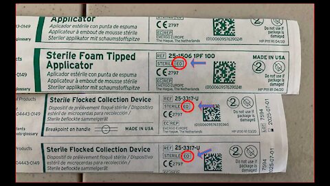 Check out what Chemical some of the C0vιd Swab Test that goes up our nose is dipped in😱