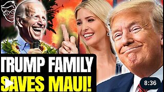Trump Family Travels To Maui in Secret Visit To Serve Fire Victims After Biden FLIPPED-OFF By Island