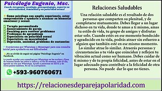 Relaciones saludables con ellas #saludable #relacionessaludables #quito #madrid #parejasunidas