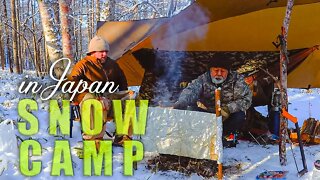 3-Day Nagano Winter Wild Camping in Japan Snow