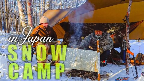 3-Day Nagano Winter Wild Camping in Japan Snow