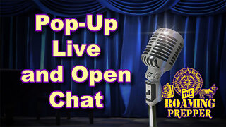 Pop-up live stream and Open Chat