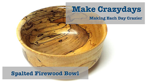 Spalted Firewood Bowl - Challenge Tree 2016