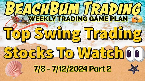 Top Swing Trading Stocks to Watch 👀 | 7/8 – 7/12/24 | PBT INTC MP MOS MEXX REMX YELP PTEN & More
