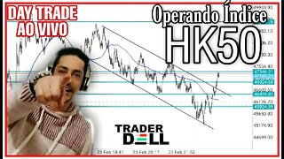 HK50 DAY TRADE AO VIVO, OPERANDO 🇱🇷 US30 🇭🇰 HK50 COMO OPERAR CORRETORA DE FOREX COM GERENCIAMENTO