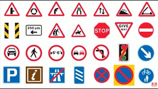 Learn Road Traffic Signs For Driver Training & Theory Test Revision. Street Sign Questions & Answers