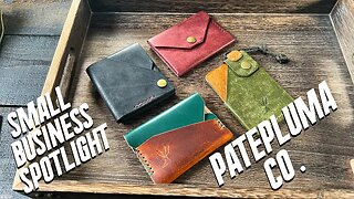 Patepluma Co. sent me 4 wallets to check out! First Impressions (Small Business Spotlight)