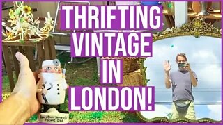 RESELLER HITS THE ROAD | THRIFT WITH ME | ANTIQUE SHOPPING VLOG