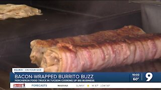 Tucson food truck's business sizzles thanks to bacon wrapped burritos