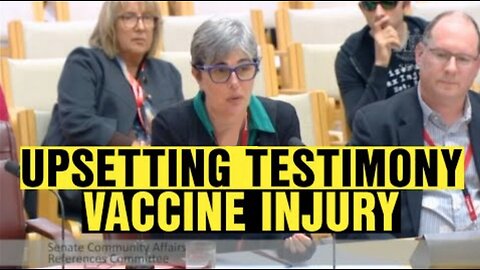 Vaccine Injured Kara Potter Shares Her Story (Aussie Senate Hearing on Excess Deaths)