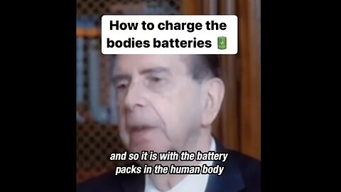 How to charge the body's batteries