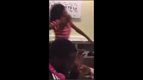 Girl Hits Male Classmate With A Brick!!!