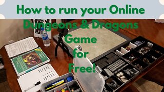 How to run your Online Dungeons & Dragons Game for Free!