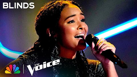 Jayda Klink Performs -No Air- by Jordin Sparks ft. Chris Brown - The Voice Blind Auditions - NBC