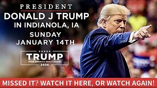 President Trump Delivers Speech at Indianola, Iowa Caucus Rally (1/14/24)