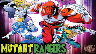 The Power Rangers Become Mutants in this TMNT Crossover