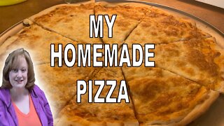 HOW I MAKE HOMEMADE PIZZA RECIPE SIMPLE, EASY, AND DELICIOUS | COOK WITH ME PIZZA