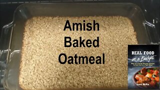 Amish Baked Oatmeal a quick grab-and-go protein breakfast