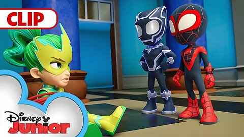 A Day With Black Panther | Marvel's Spidey and his Amazing Friends | @disneyjunior