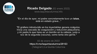 El padre de Ricardo Delgado ha sufrido un ictus (02 enero 2022)