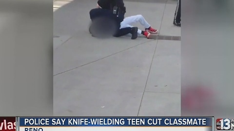 Reno police: Knife-wielding boy on campus had cut classmate