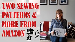 🌳❎ TWO SEWING PATTERNS & MORE FROM AMAZON! ❎🌳| BUDGETSEW #sewing #amazonhaul #amazon