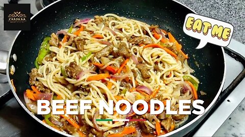 Beef Noodles _ Chinese Beef Noodles _ Recipe _ by Chaskaa