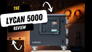 A SOLAR POWER SUPPLY that can CHARGE a TESLA | LYCAN 5000