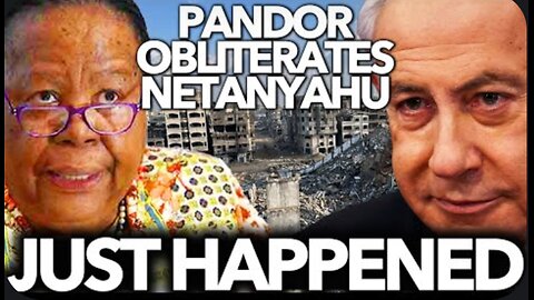 Naledi Pandor CLASHES With Benjamin Netanyahu, Video Goes Viral!