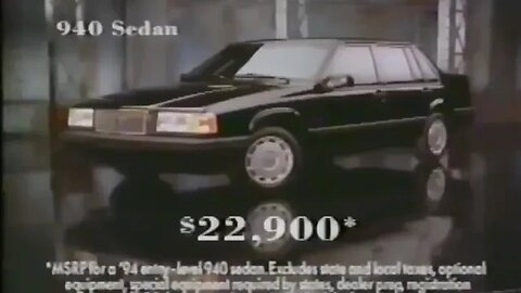 1994 Volvo 940 Sedan Commercial (Donald Sutherland)