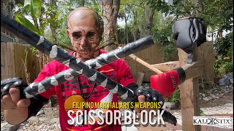 Scissor Blocking techniques (1-6 ) How to Filipino Martial Arts Weapons FMA