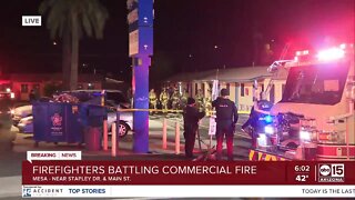 Person hospitalized after Mesa motel fire