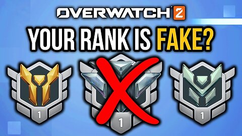 Overwatch 2 Competitive 2.0 Fake Rank Problem...