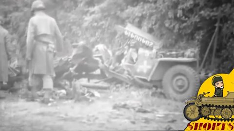 Completely Destroyed MB Jeep Normandy #shorts 36