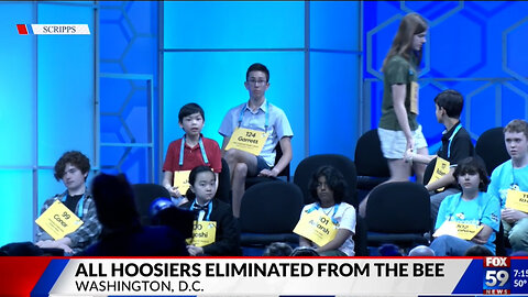 May 30, 2024 - Indiana Students Eliminated from National Spelling Bee